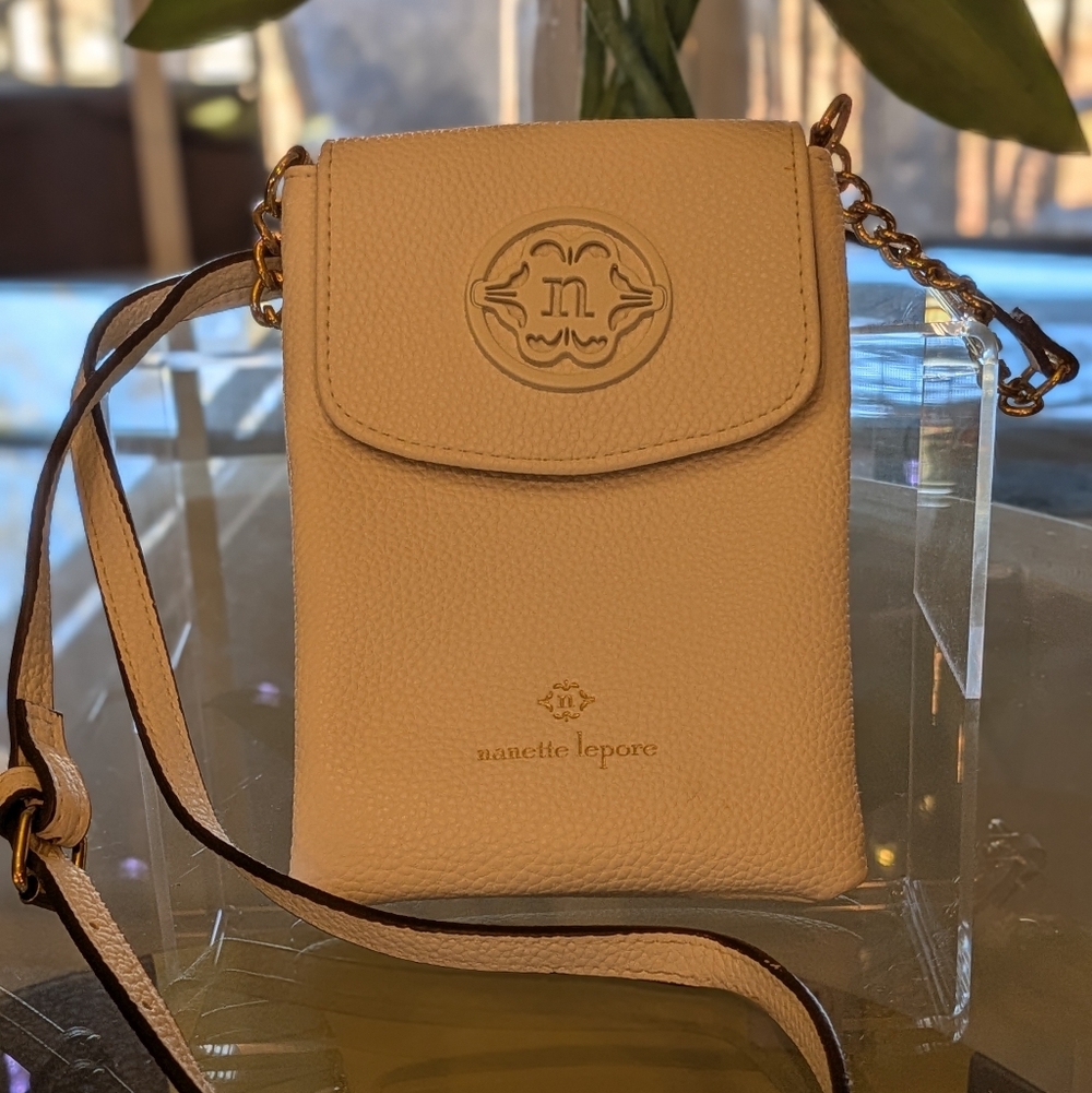 Nanette Lepore Ivory Crossbody Bag